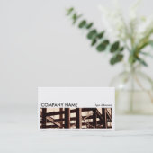 Carte De Visite Longue image 06 - cadre en acier Contruction (Debout devant)