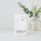 Carte De Visite Longues cils eyeliner Lash Extensions Black Sketch (Debout devant)