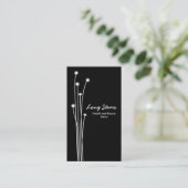 Carte De Visite Longues tiges - Monochrome (Debout devant)