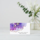 Carte De Visite L'or audacieux de lavande d'abrégé sur charme de (Debout devant)