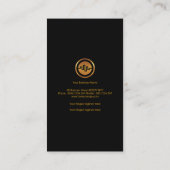 Carte De Visite L'or simple tachette l'analyste de forex de (Dos)