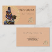Carte De Visite Lord Shiva 🕉 Hindu (Devant / Derrière)