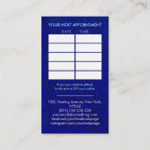 Carte De Visite L'Ornement De La Main De Hamsa De Luxe (Dos)