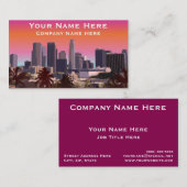 Carte De Visite Los Angeles du centre - image personnalisable (Devant / Derrière)