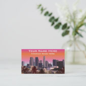 Carte De Visite Los Angeles du centre - image personnalisable (Debout devant)