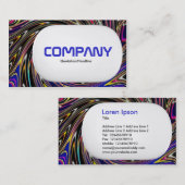 Carte De Visite Losange 3D 02 (Devant / Derrière)