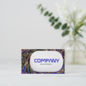 Carte De Visite Losange 3D 02 (Debout devant)