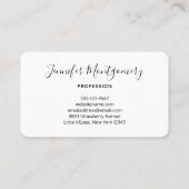 Carte De Visite Lot de fraises rouges juteuses (Dos)