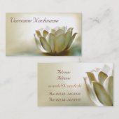 Carte De Visite Lotus (Devant / Derrière)