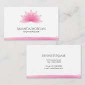 Carte De Visite Lotus (Devant / Derrière)