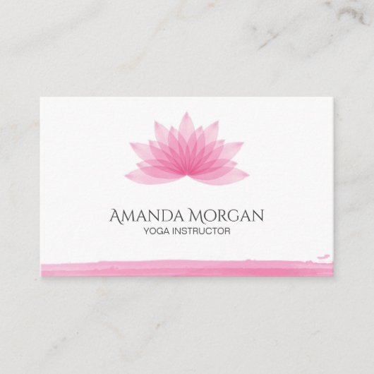 Carte De Visite Lotus (Devant)