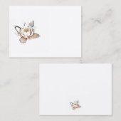 CARTE DE VISITE LOTUS BLANC (Devant / Derrière)