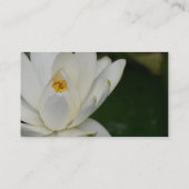 Carte De Visite Lotus blanc (Dos)