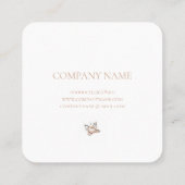 CARTE DE VISITE LOTUS BLANC (Dos)