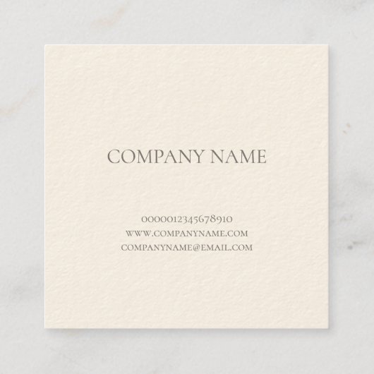 CARTE DE VISITE LOTUS BLANC (Dos)