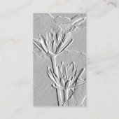 Carte De Visite ©Lotus Blossoms/Embossed-Like Photo (Devant)