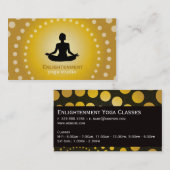 Carte De Visite Lotus complet (noir) (Devant / Derrière)