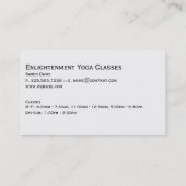 Carte De Visite Lotus complet (or) / Ciel nocturne (Dos)