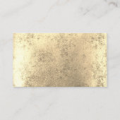 Carte De Visite lotus de feuille d'or (Dos)