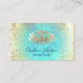 Carte De Visite lotus d'or (Devant)