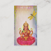 Carte De Visite Lotus et dragonfly pacifiques (Dos)