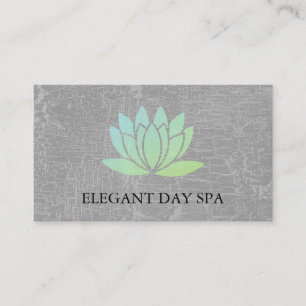Carte De Visite Lotus Fleur Marbré Texture