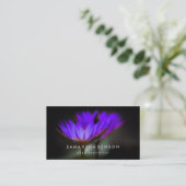 Carte De Visite Lotus Flower Logo Yoga (Debout devant)
