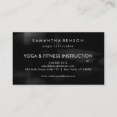 Carte De Visite Lotus Flower Logo Yoga (Dos)