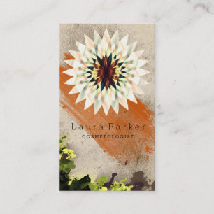 Carte De Visite Lotus Flower Yoga Méditation Spa Holistic