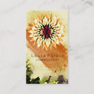 Carte De Visite Lotus Flower Yoga Méditation Spa Holistic