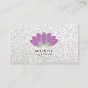 Carte de visite - Lotus iridescent
