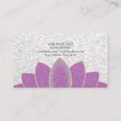 Carte de visite - Lotus iridescent (Dos)