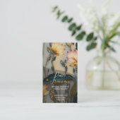 Carte De Visite Lotus Light Awakening | conception botanique (Debout devant)