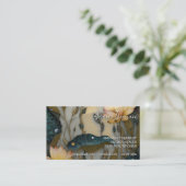 Carte De Visite Lotus Light Awakening | conception botanique (Debout devant)