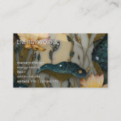 Carte De Visite Lotus Light Awakening | conception botanique (Dos)