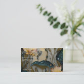 Carte De Visite Lotus Light Awakening | conception botanique (Debout devant)