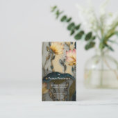 Carte De Visite Lotus Light Awakening | conception botanique (Debout devant)
