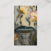 Carte De Visite Lotus Light Awakening | conception botanique (Dos)