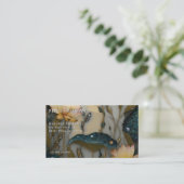 Carte De Visite Lotus Light Awakening | conception botanique (Debout devant)