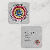 Carte de visite Lotus Mandala (Devant / Derrière)