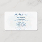 Carte De Visite *~* Lotus Monet Lily Pond Floral Angel (Dos)