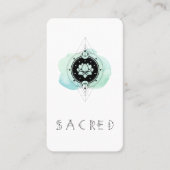 Carte De Visite *~* Lotus Moon Au Symbole Sacré Nirvana (Devant)