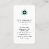 Carte De Visite *~* Lotus Moon Au Symbole Sacré Nirvana (Dos)