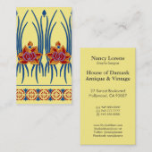 CARTE DE VISITE LOTUS NOUVEAU : APRÈS-MIDI DE JUILLET (Devant / Derrière)