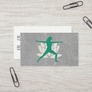 Carte De Visite Lotus   Pose de yoga