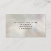 Carte De Visite Lotus - Quartz Rose et or sur perle (Dos)