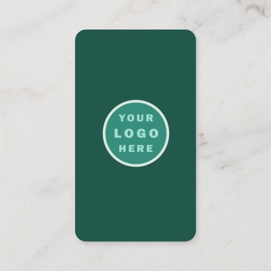 Carte De Visite Lotus Social Media Scannable QR Code vertical (Dos)