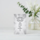 Carte De Visite *~* Lotus Sparkle Rays Reiki Energy Heure (Debout devant)