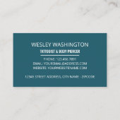 Carte De Visite Lotus Tatouage, Tatouage & Piercer Corps (Dos)