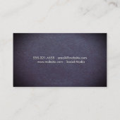 Carte De Visite Lotus Woman | Cuir (Dos)